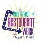 Orlando's Inaugural Main Street Restaurant Week Set for August 1 – 8
