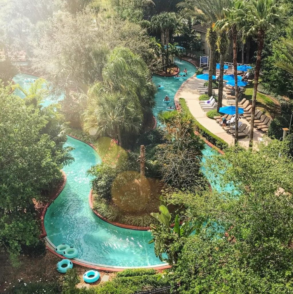 orlando family resorts lazy river