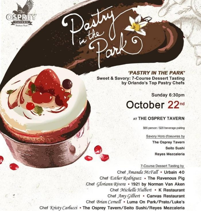 Pastry in the Park: October 22