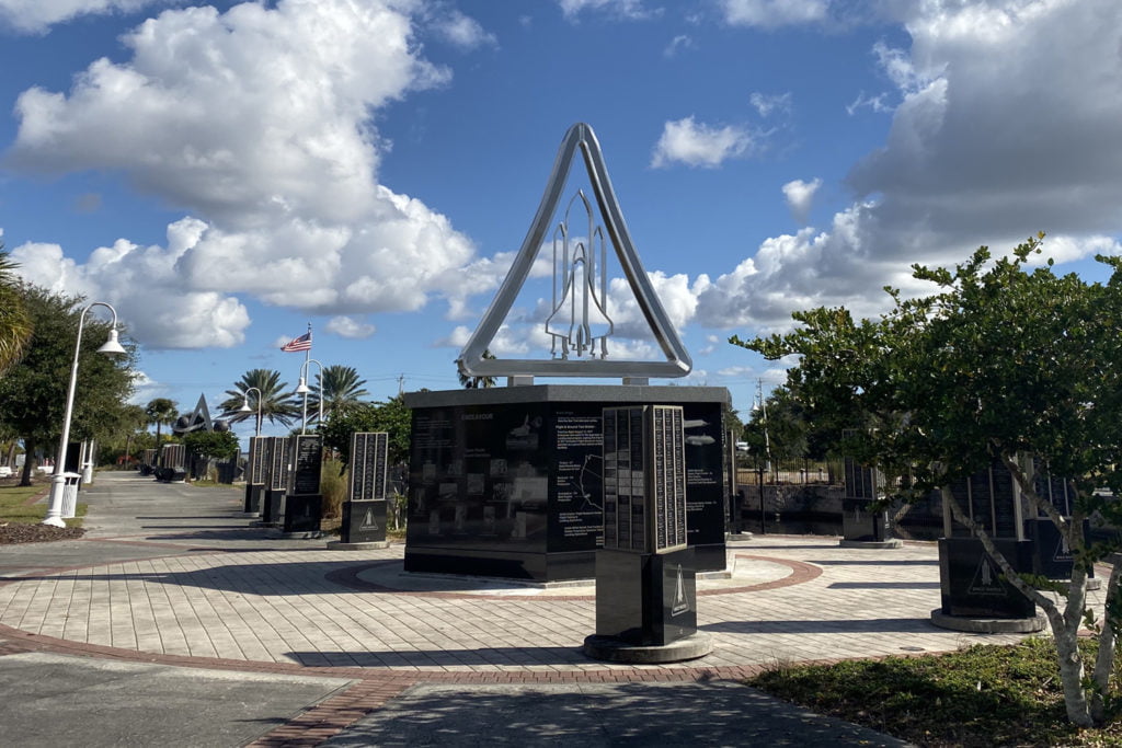 Space View Park monuments in Titusville