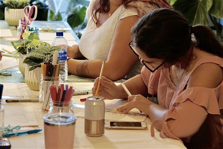 Orlando workshops - Inkling by Kate hand lettering 