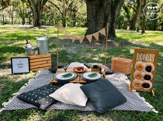 Unique outdoor date ideas - Orlando picnic