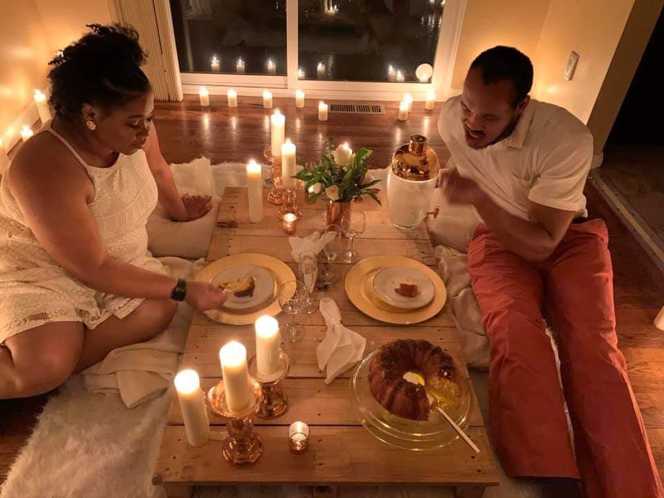 At-home dinner dates