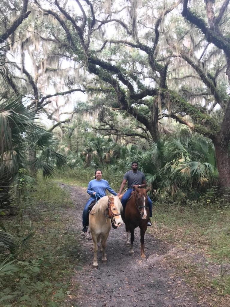 Private Trail ride for two at Hidden Palms Ranch