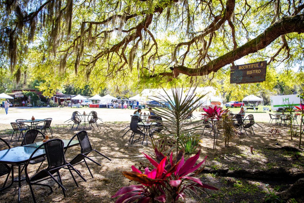 Lunch Date on a Farm Outdoors at Bountiful Farms Bistro