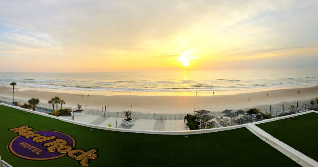 Hard Rock Hotel Daytona Beach oceanfront balcony