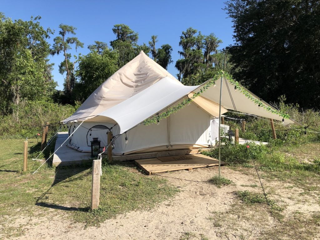 Glamping at Lake Louisa State Park for a Weekend Getaway