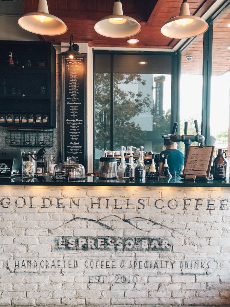 Golden Hills Coffee at Montrose Street Market in Clermont