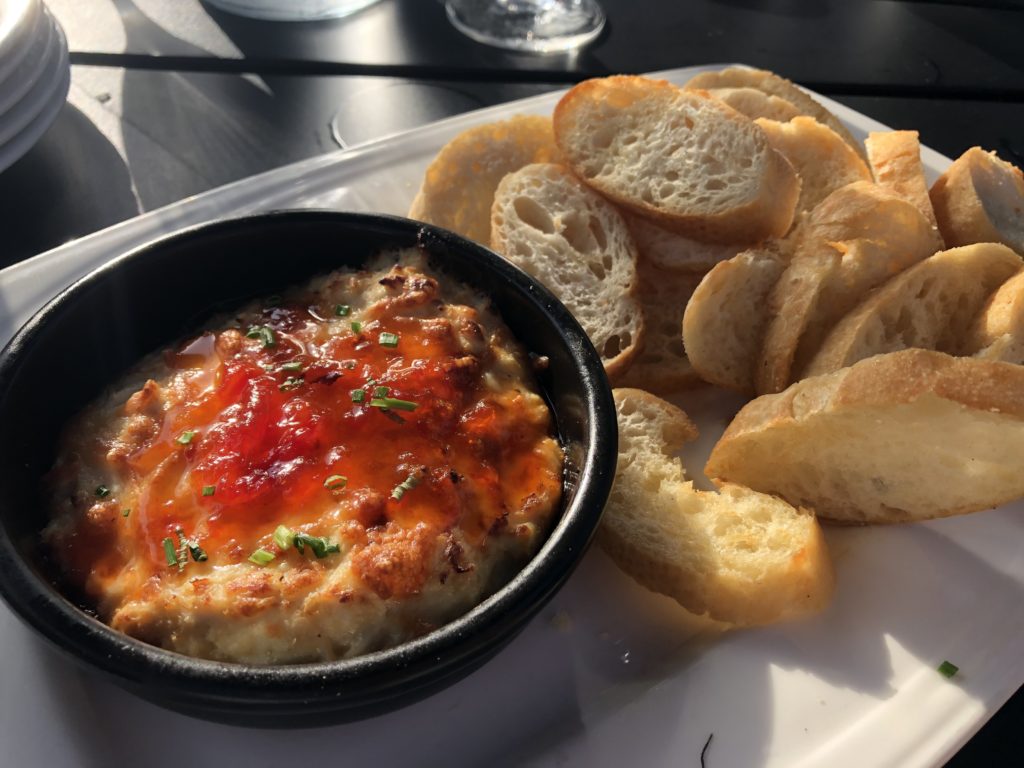 crab and smoked Florida fish dip from The Southern on 8th