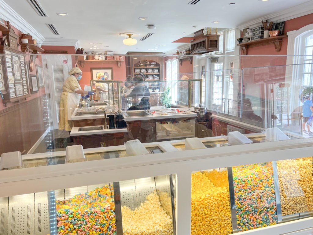 Main Street Confectionery - Make Your Own Specialty Popcorn at Magic Kingdom