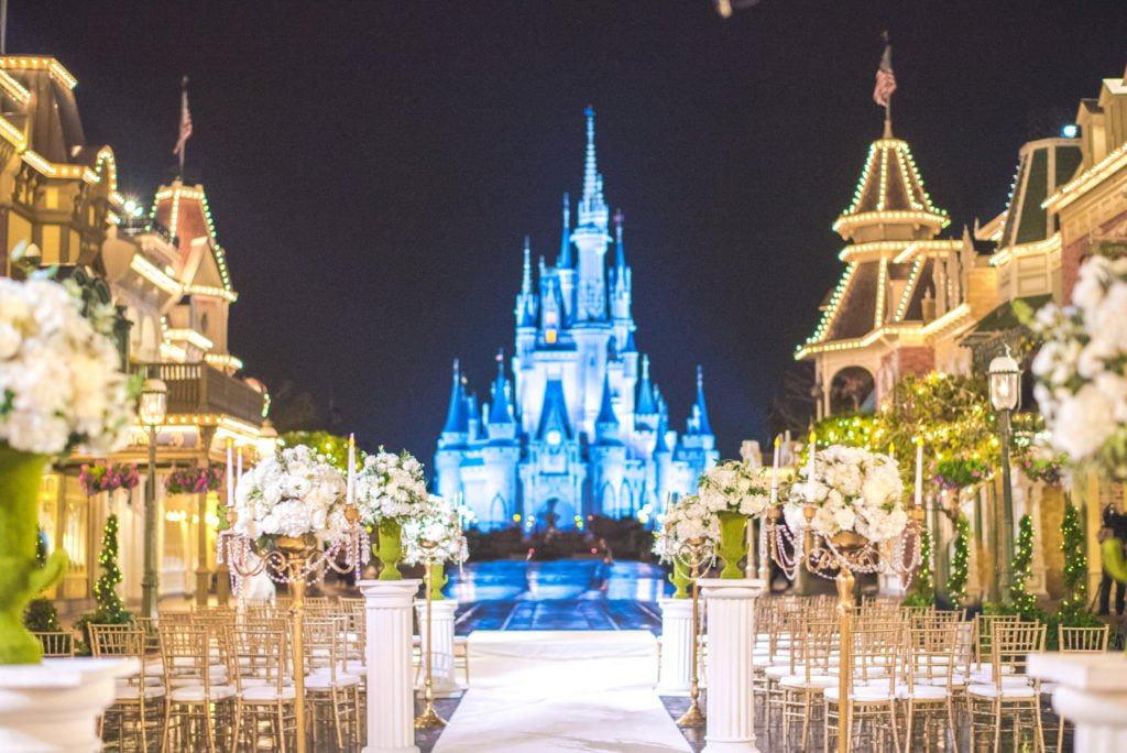 Disney Photo Album - Walt Disney World Castle - Black & Gold