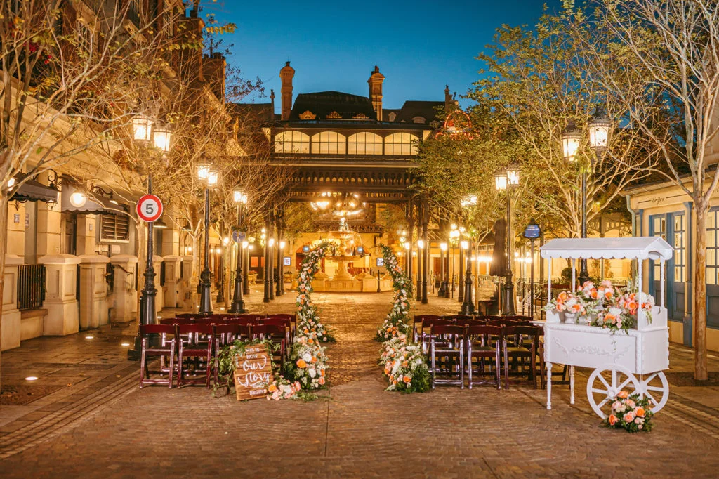 Magic Kingdom Evening Wedding Experience