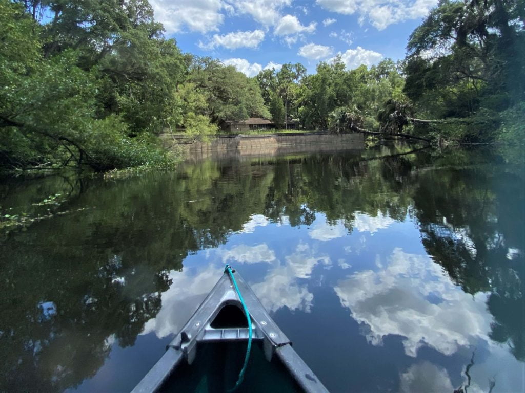 Canoe down the river at Hillsborough River State Park