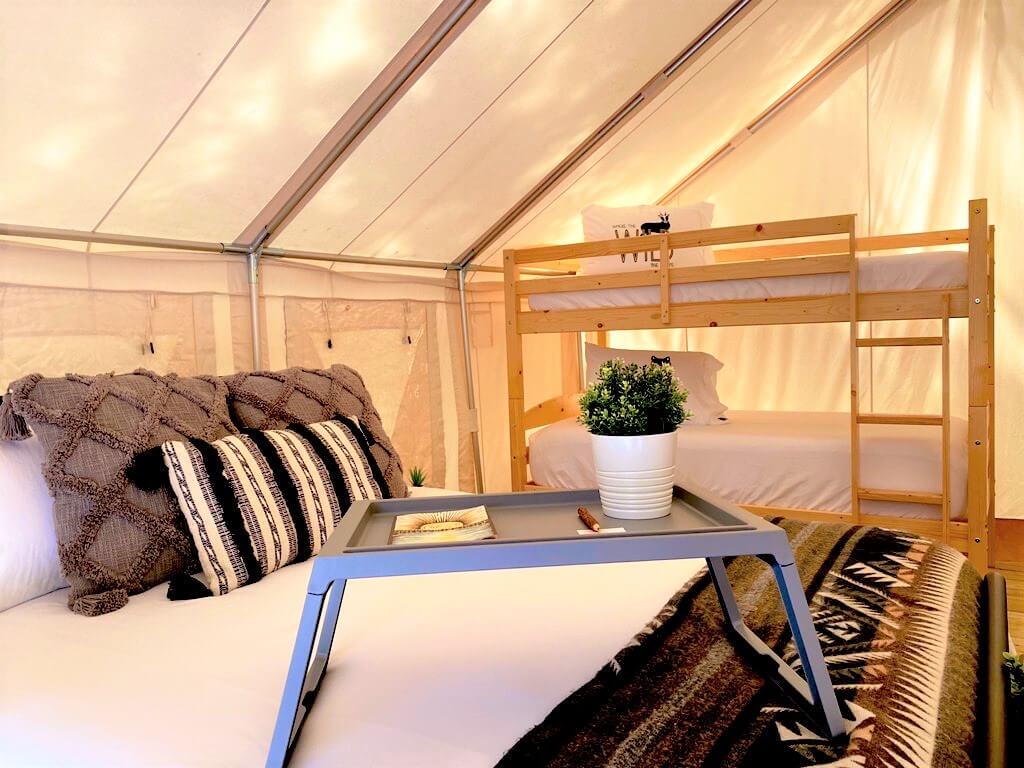 Inside Timberline Tampa Glamping Site 25