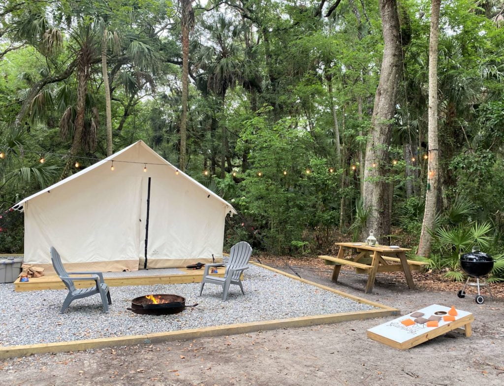 We Went Glamping at Timberline Tampa – Here’s What to Expect