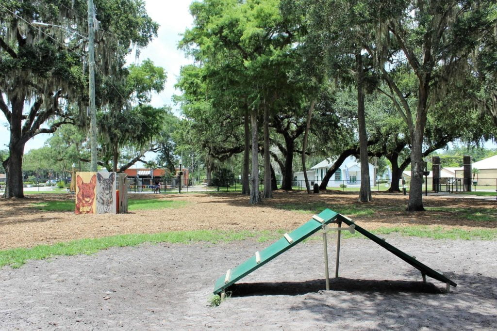 Paw Park Sanford ramp for dogs and other fun activities