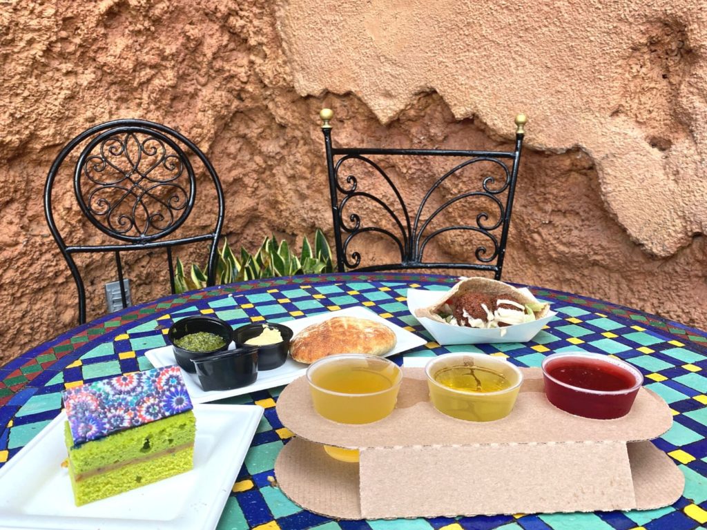 Eating and Drinking at EPCOT Food and Wine Festival - Tangierine Café Flavors of the Medina - Dani Meyering