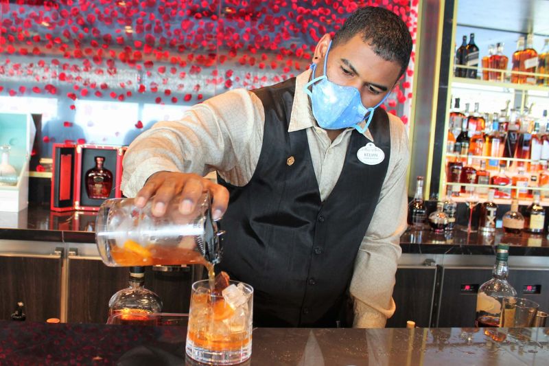 Old Fashioned at The Rose Lounge on Disney Wish