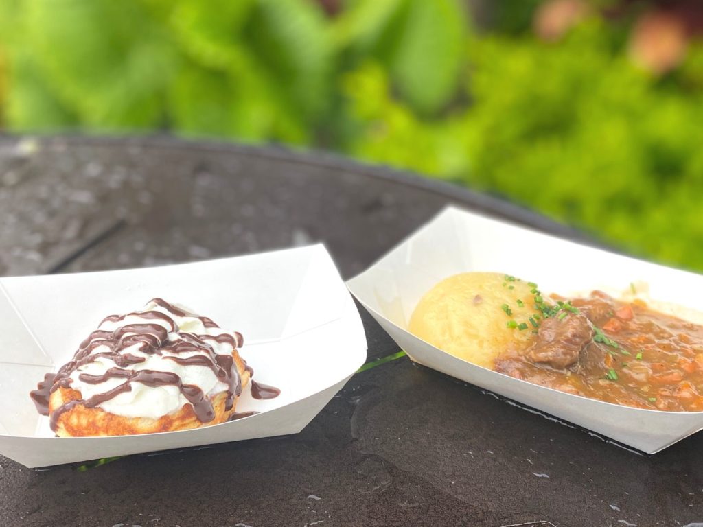 Belgium Waffle and Beer-braised Beef at EPCOT Food and Wine Festival 2022