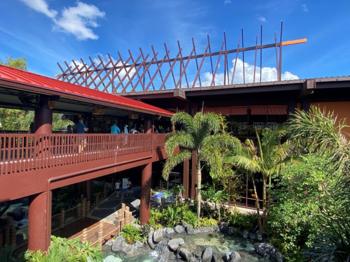 Disneys-Polynesian-Village-Resort-from-the-Monorail-Platform - Dani Meyering