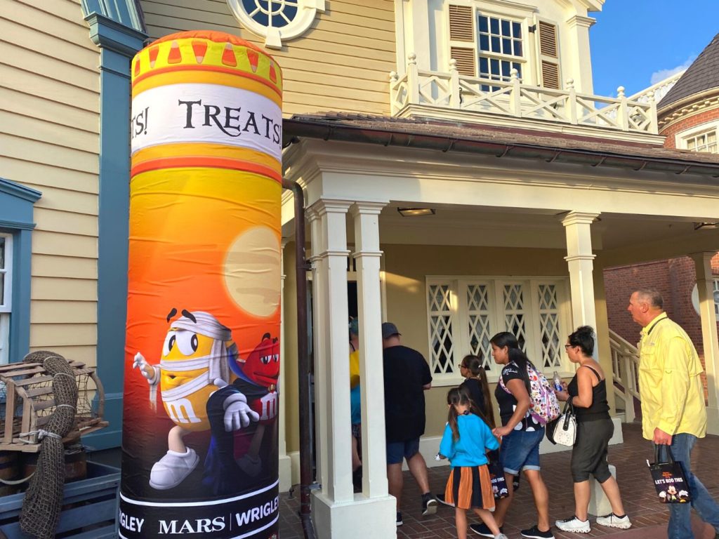 Treat or Treat Station at Mickey's Not So Scary Halloween