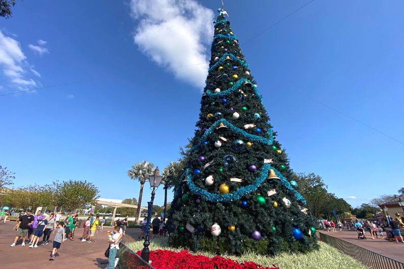 Christmas Tree at EPCOT Festival of the Holidays 2022 