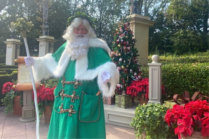 Father Christmas at EPCOT Festival of the Holidays 2022