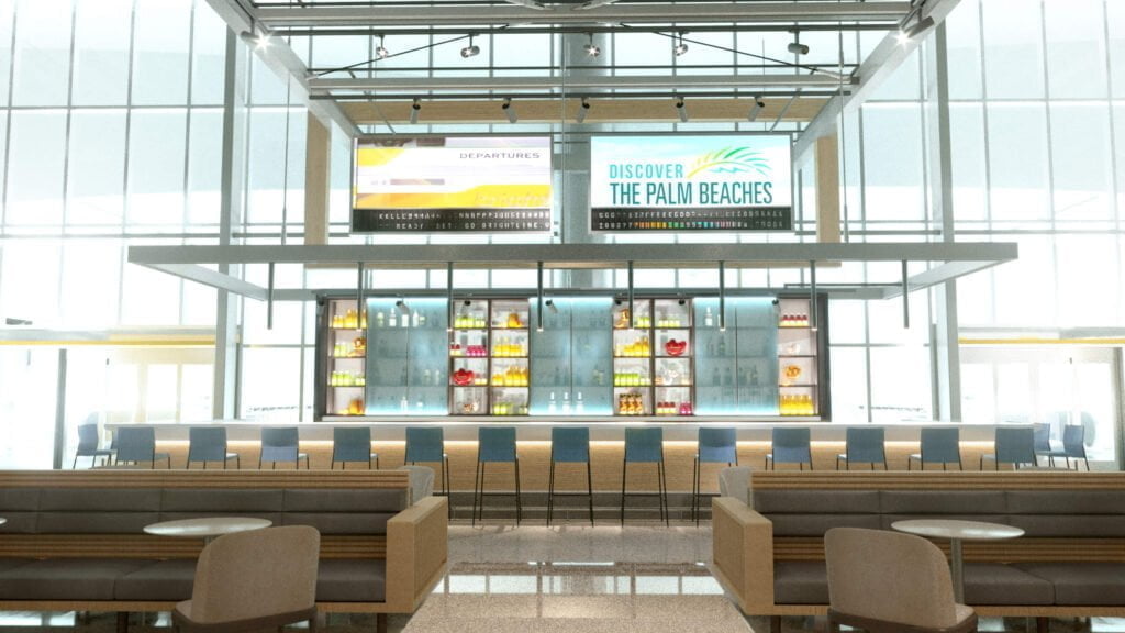 Brightline Orlando Terminal Lounge - Rendering from Brightline