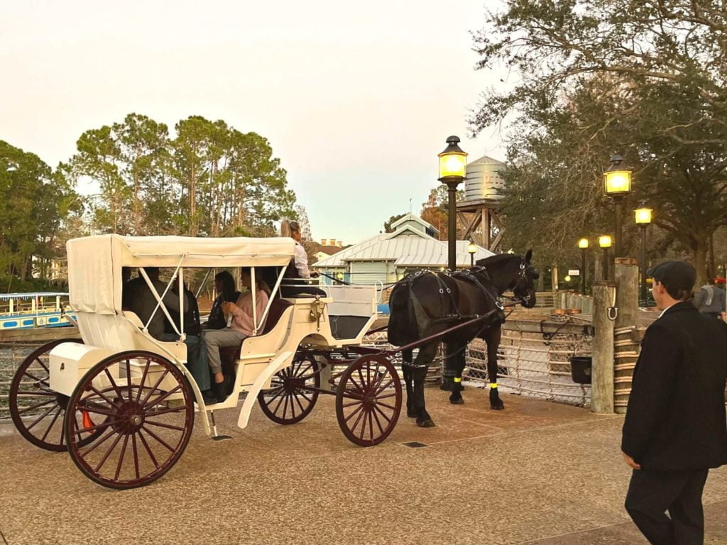 Horse Drawn Carriage at Disney's Port Orleans Riverside - Jenna Clark