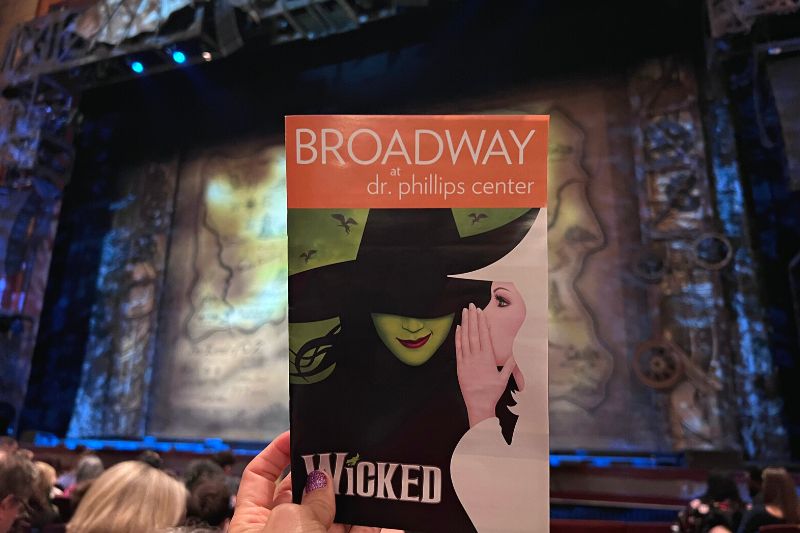 AdventHealth Broadway in Orlando Wicked Playbill 