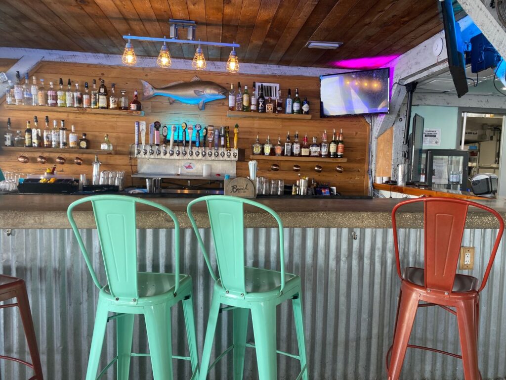 Bar at 83 West Cedar Key Florida Restaurant