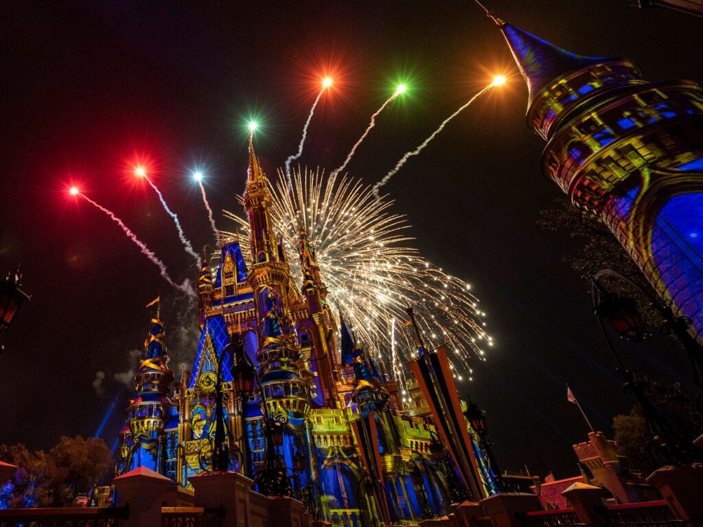 Happily Ever After fireworks presented by Pandora - Image credit, Matt Stroshane Disney Photographer