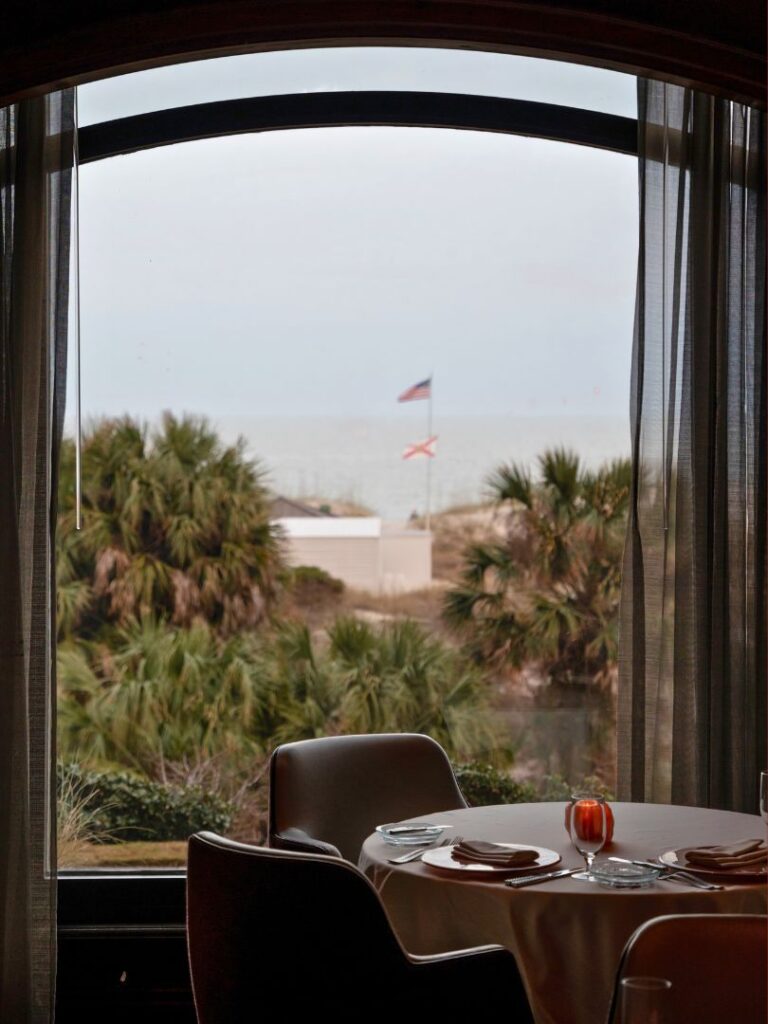 Dining at Ritz Carlton Amelia Island Florida