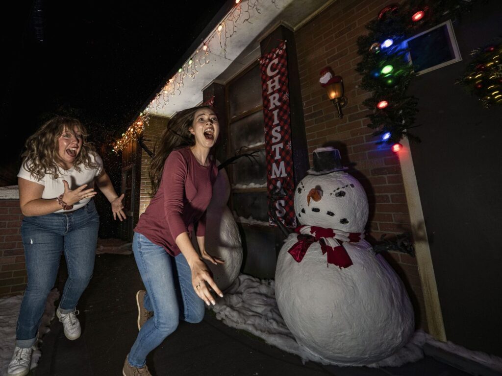 Scary and Merry at Busch Gardens Tampa Bay christmas in july event