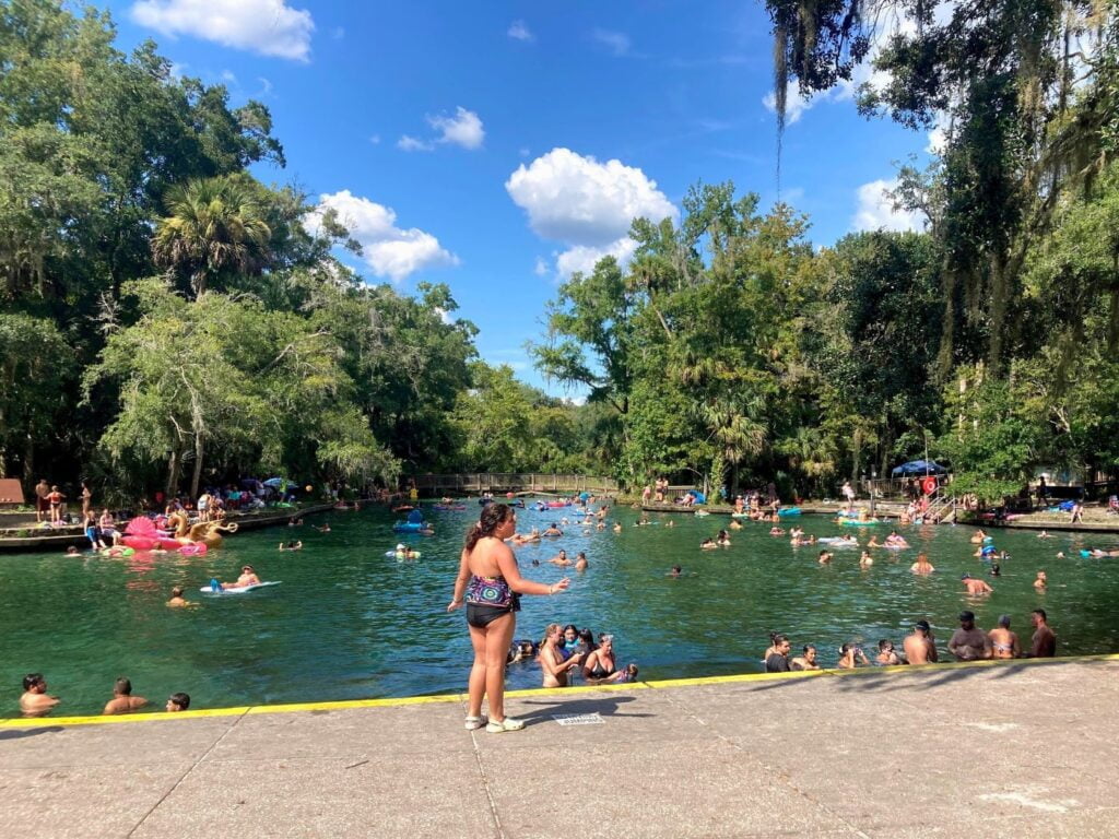 Swimming Area at Wekiwa Springs State Park - image by Maria DiCicco