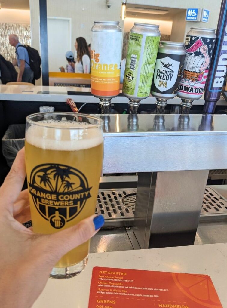 Beer at Orange County Brewers Airport Terminal C - image by Meghan Roth