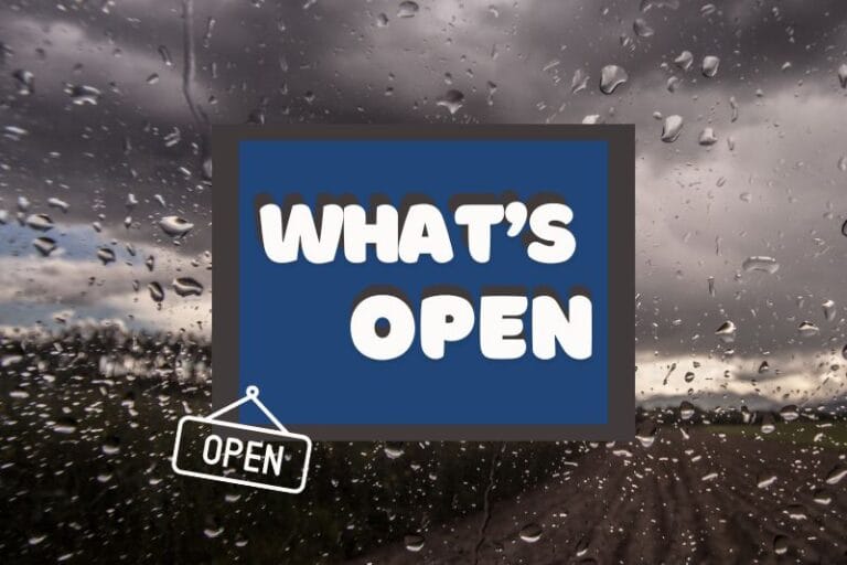 What's Open in Orlando Hurricane - graphic