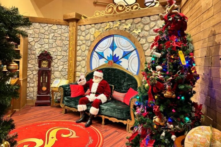 Santa Claus at Disney Springs Santa's Marketplace - image by Dani Meyering