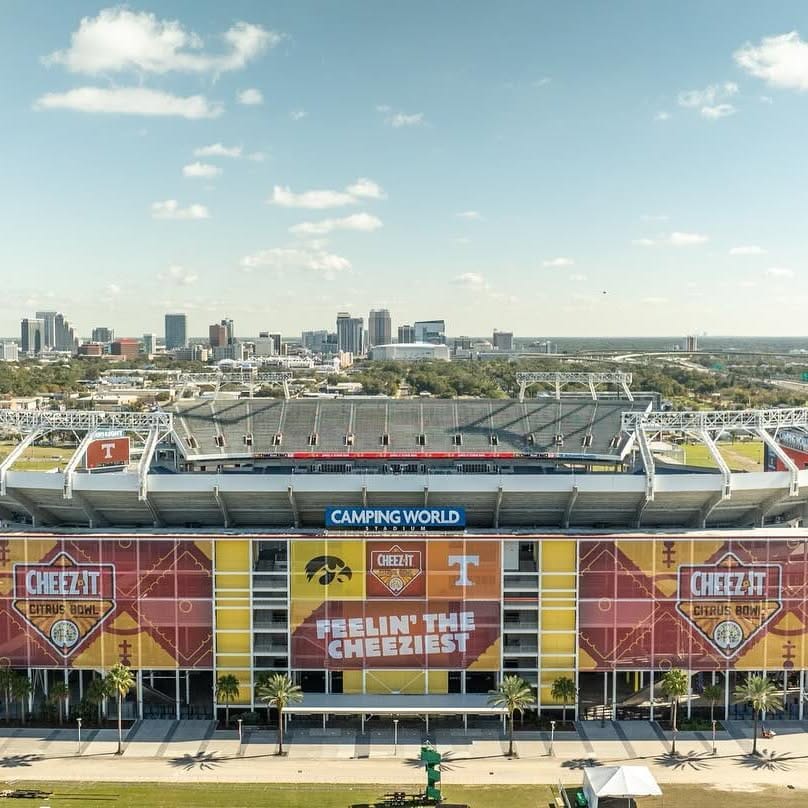 Camping World Stadium Cheez-It Bowl from @campingworldstadium